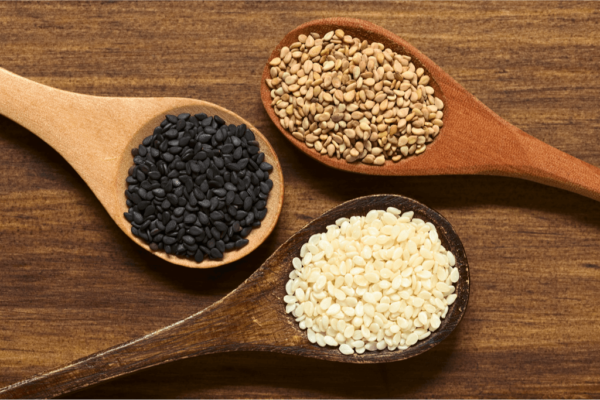Sesame seeds (white, black, roasted)
